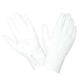 Hatch WG1000S Cotton Parade Glove in white are made of medium weight cotton material